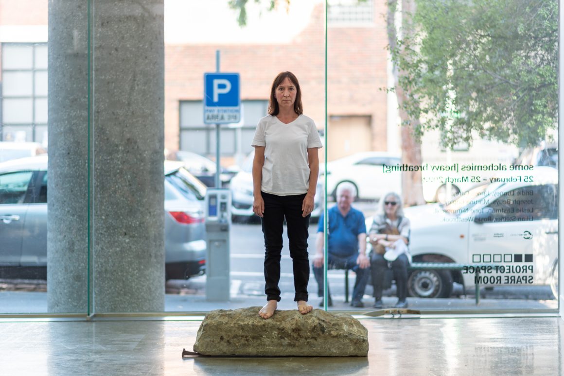 Performance image, some alchemies [heavy breathing], 2022, Project Space, Photo Keelan O'Hehir – 26